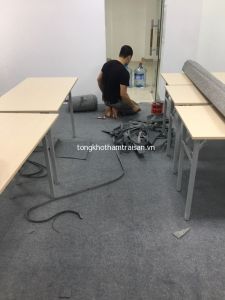 Thảm nỉ trơn trải văn phòng giá rẻ